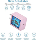 10FT iPhone 17 16 15 Charger Fast Charging USB C Charger Block Type C Chagrer Fast Charging 2-Pack for iPhone 17/17 Plus/17 Pro/17 Pro Max/iPhone 16/16 Plus/16 Pro/16 Pro Max/15/15 Pro Max/(Pink)