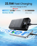LOOPEAK Power Bank 50000mAh 22.5W Fast Charging Portable Charger, USB C Quick Charge with 3 Outputs & 2 Inputs, LED Display, Huge Capacity External Cell Phone Battery Pack for iPhone, Samsung, iPad