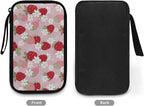 Strawberries Travel Cord Organizers Case Electronic Organizer Travel Cases Storage Bag Travel Cable Organizer Bag Pouch Electronic Accessories Carry Case for Cable Cord