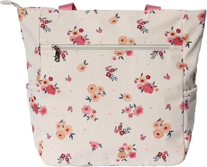 Original Floral Water Resistant Large Tote Bag Shoulder Bag for Gym Beach Travel Daily Bags Upgraded