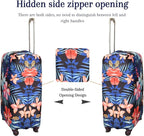 Suitcase Cover, Carry on Luggage Cover Protector - Travel Elastic Spandex Luggage Covers Fits 22 to 24 Inch Flower