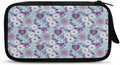 White Flowers Travel Cord Organizer Case Cord Organizer Travel Large Storage Bag holds Phone Power Bank SD Card Tech Accessory Electronic Accessories Carry Case