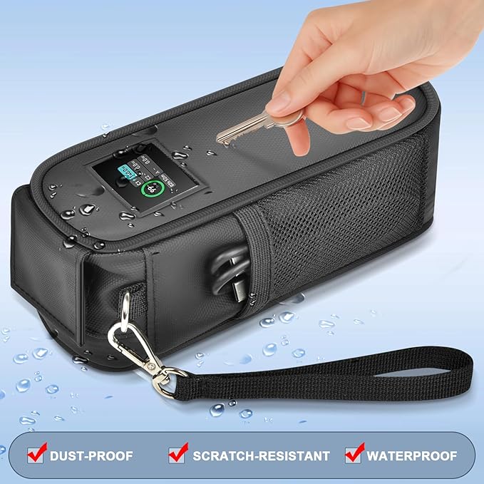 Case Compatible with Anker 737 Power Bank, 24,000mAh 3-Port Laptop Portable Charger, Battery Chargers Travel Carrying Holder for Laptop Phone Computer Fast Charging &USB Cables, Adapters (Bag Only)