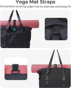 BAGSMART Tote Bag for Women, Tote Bag with Zipper Work Tote with Compartments Nurse Shoulder Hanbag for Travel, Gym