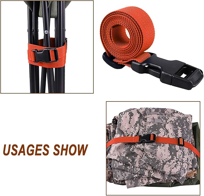 MAGARROW 24" 40" 60" 100" Strap Buckle Packing Straps Adjustable 1-Inch Belt