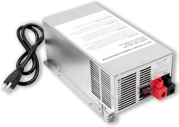 𝐔𝐩𝐠𝐫𝐚𝐝𝐞 WF-9875-AD 75 Amp RV Power Converter Charger, Replace for RV Camper WF-9800 Series, WF-9875, WF-9875-AD, for Lead-Acid/Lithium Battery Three-Stage Charge Rv Converter 75 Amp