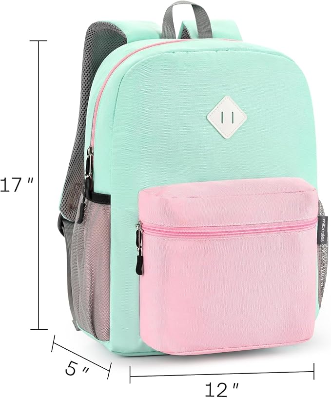 mibasies Kids Backpack for Girls 5-9: Large Girls Backpack for Elementary School
