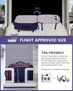 LOVEVOOK Large Travel Backpack for Women, TSA Carry on Backpack for Airplanes, 40L Personal Item Travel Bag for Women fits 17" Laptop,Waterproof Carry on Bag Airplane Approved with 3 Packing Cubes