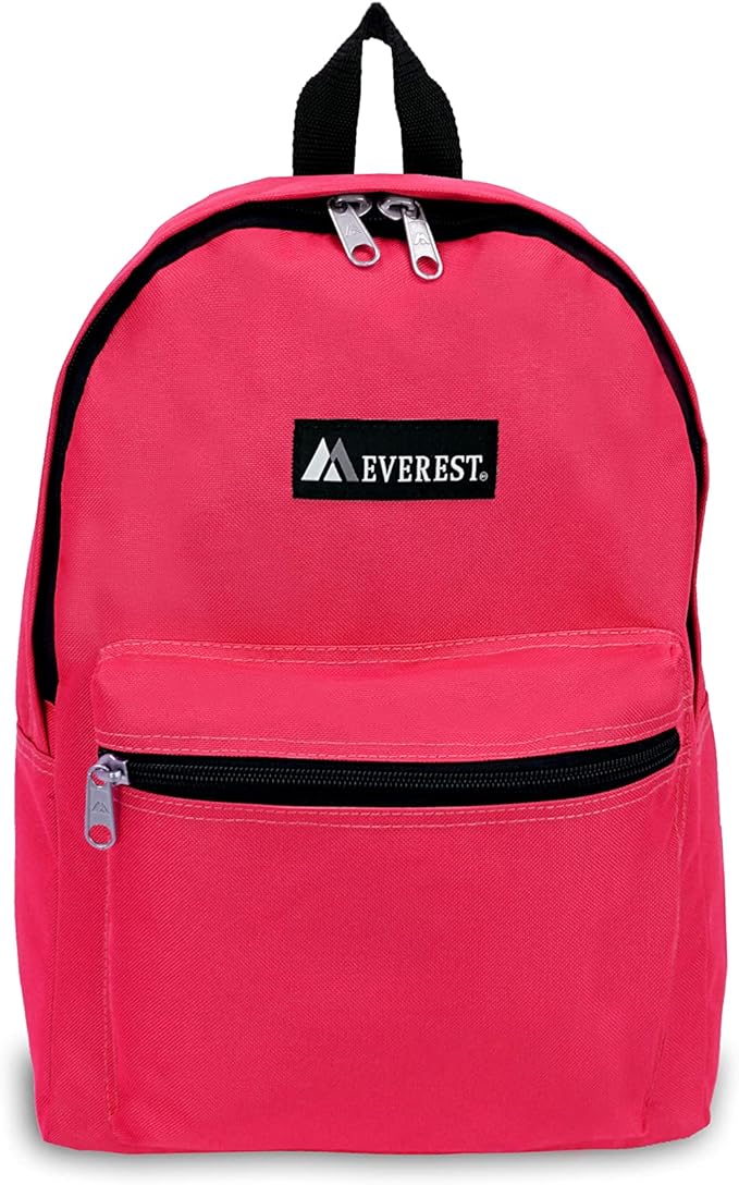 Everest 1045K Basic Backpack, 15", Hot Pink