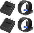 Phone 17 16 Pro Max Charger Fast Charging, 45W USB C Phone 17 16 Super Fast Charger Block with 10ft Long Type C Charging Cable Cord for i.Phone 17 Pro Max/17 Pro/17 Air/17/16/16Pro/16 ProMax-Black