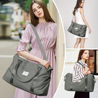 HYC00 Travel Duffel Bag,Carry-on Overnight Weekender Bags for Women,Sports Tote Gym Bag with Wet Pocket
