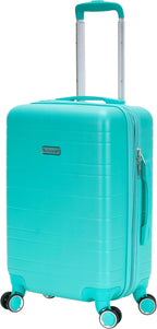 Rockland Palm Beach Hardside 20" ABS Carry On, Turquoise