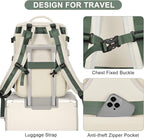 coofay Large Travel Backpack For Women Men Airline Approved Carry On Backpack Flight Approved Waterproof Sports Luggage Backpack Casual Daypack Hiking Backpack