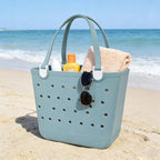 Lightweight Extra large Rubber Beach Bag Small mini Tote Bag for Gym Waterproof medium Open Handbag for Pool Sports