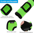 Cosmos 5 Pcs Neoprene Luggage Handle Wrap Soft Grip Handle Cover Luggage Identifier with Hollow Design for Push-Button Handle Trolley Handle and Travel Suitcase Trolley Case