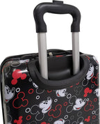 Fast Forward 20 Inches Mickey Mouse Suitcase For Kids - Hard Sided Tween Spinner Travel Trolley Kids Suitcase For Boys with Wheels