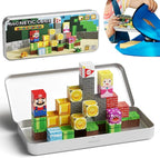 Mini Magnetic Blocks STEM Toys for Kids Ages 3-8, 35PCS Travel Building Set with Magnetic Storage Tin Box, Educational Construction Toys for Toddlers, Preschool Birthday Gift for Boys & Girls