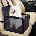 Dog Car Seat Puppy Portable Pet Booster Car Seat with Clip-On Safety Leash and Stable Fram, Anti-Collapse,Perfect for Small Pets