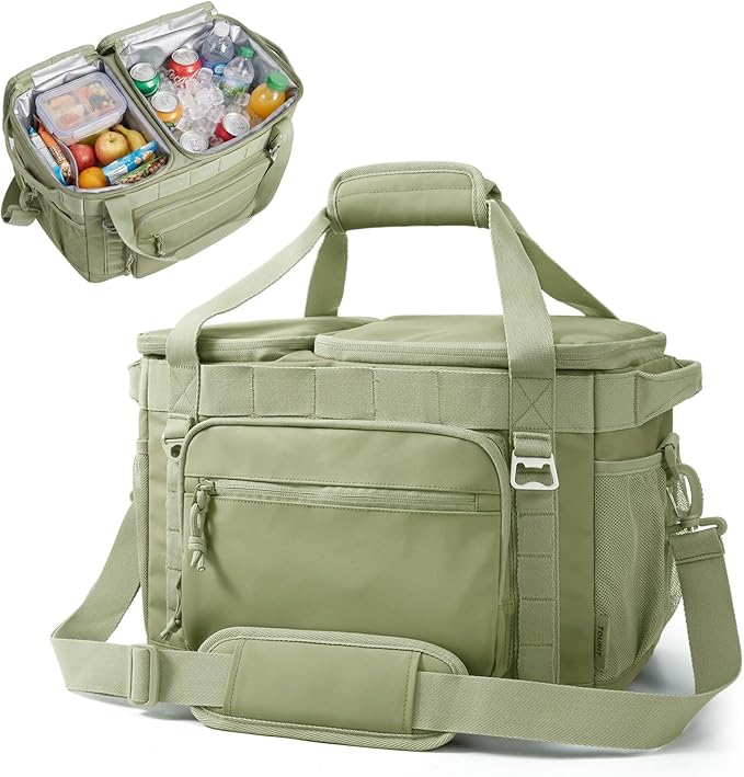 TOURIT Soft Sided Cooler Bag Insulated 30/48/60 Cans, Large Collapsible & Leakproof Ice Chest for Picnic, Beach, Camping, Travel