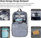 MAXTOP Deep Storage Laptop Backpack Business Anti-theft Backpacks[Water Resistant] College Computer Bookbag Fits 16 Inch Laptop
