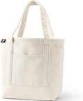Lands' End Open Top Canvas Tote Bag