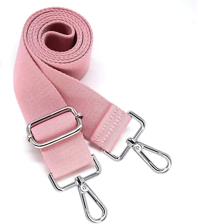 S&loyoe Thickened Solid Color Purse Straps Replacement Crossbody Bag Strap Adjustable Wide Guitar Straps for Handbags 1.5inch