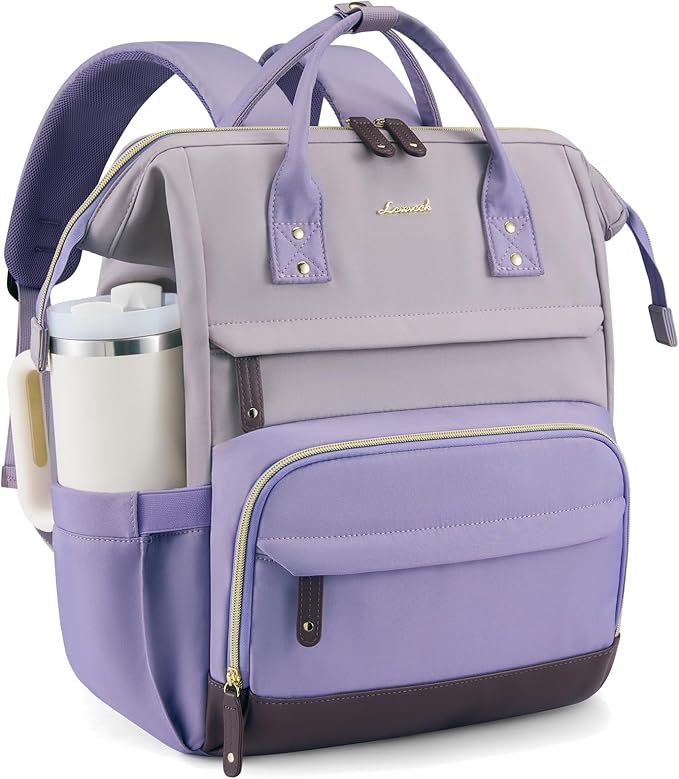 LOVEVOOK Laptop Backpack for Women, 15.6 Inch Work Business Backpacks Purse With Large Capacity