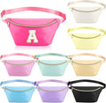Amylove 9 Pieces Fanny Packs Nylon Waist Bag Zipper Travel Running Bag with Adjustable Strap for Women Men(Nylon,Bright Colors)