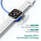 2Pack for Apple Watch Charger Cable, Magnetic Fast Charger to USB-C Cable 3FT, Wireless Fast iWatch Charger Portable Compatible with iWatch Ultra/Series 9/8/7/6/SE/SE2/5/4/3/2/1- Blue
