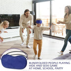 Tarpop 200 Pcs Eye Mask Sleeping Blindfold Eye Cover with Adjustable Strap for Games Party Team Building Travel Individually Wrapped Sleep Mask for Women Men (Blue)