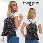 HOLYLUCK Drawstring Backpack Bag Sport Gym Sackpack