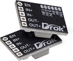 DROK DC Buck Converter, 6pcs Mini Voltage Regulator DC 4.5-20V 12V 9V Step Down to 5V Reducer Board 3A 10W Fixed Adjustable Volt Output Step-Down Transformer Power Supply Stabilizer Module