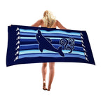 Beach Towel Microfiber Beach Towels Sand Free Quick Dry Lightweight Thin Sand Free Towels Dolphin Travel Towels for Adults Women Men Girls Kids Beach Essentials Accessories