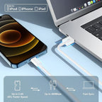 10ft iPhone Charger, [Apple Certified] Long Apple Charging Cord,10 Feet Original Lightning to USB Cable,10 Foot iPhone Charging Cable for iPhone 14 Pro Max/14/13 Pro/12 Mini/11/XS/XR/8/7/6S/5/SE,iPad