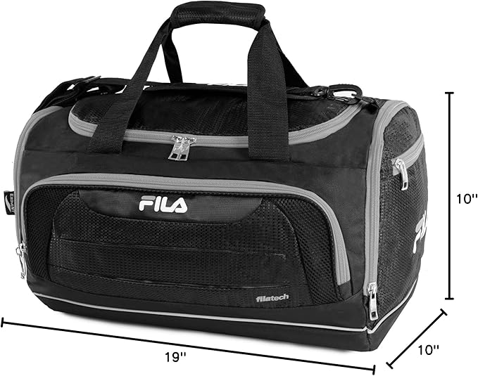 Cypress Small Duffel Gym Sports Bag with Shoe Compartment