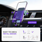 Wireless Car Charger,【7 Colored LED Backlit】 15W Auto Clamping Phone Mount Holder fit for iPhone 15 14 13 12 Mini Pro Max 11 XR XS X, Samsung Galaxy S23 Ultra S22 S21+ S10+ Note 20, etc - Green