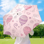 Cowboy Boots Pattern Umbrellas for Rain Windproof Small Folding Compact Mini Travel Umbrella for Purse Lightweight Portable Pocket for Women