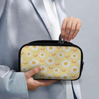 Daisies Travel Cord Organizer Case Tech Pouch Electronic Accessories Carry Case Storage Bag Travel Bag Cable Organizer for Charger Earphone Phone Cord Cable