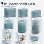 9 Set Packing Cubes for Travel, Gifts for Women Mom,Anti-Tearing Suitcase Organizer,OlarHike Vacation Essentials & Accessories for Cruise Ship