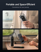 CUKTECH 100W Power Bank, 10000mAh Portable USB C Charger with Smart TFT Display, PD3.0 Fast Charging Compatible iPhone 16/15 Series, Samsung Galaxy S24/S23, iPad Air/Pro, MacBook, Dell etc.