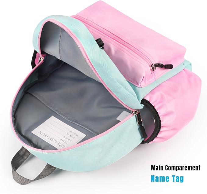 STEAMEDBUN Toddler Backpack for Girls 2-4: Kids Backpack Boys Girls - Preschool Kindergarten Daycare Backpacks - 12 inch