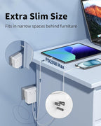 USB C Charger Block 30W,Slim Flat USB Wall Charger Plug with 2 Outlet Ports,Multi USB C Charging Power Adapter for Home Travel Office School