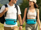 Money Belt - Slim Passport Holder RFID Blocking Travel Wallet Undercover Fanny Packs for Men Women - Blue