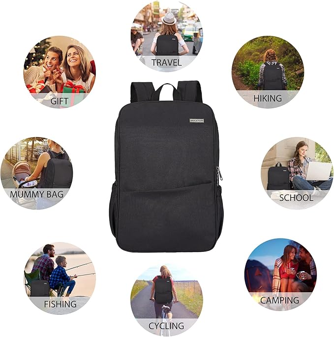 MAXTOP Laptop Backpack Bookbag Backpack Business Anti-theft Backpacks[Water Resistant] Work College Business Travel Computer Backpack for Men Women Fits up to 17" Notebook