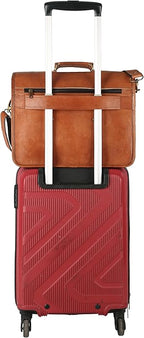 Brown Leather Messenger Bag for Men, Laptop Bag, Crossbody Bag, Handmade Leather Satchel Shoulder Bag