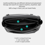 Water-Resistant Messenger Bag for Men & Women, Lightweight Crossbody Laptop Briefcase for Commute, 13 inch Laptops, Durable Shoulder Bag with Adjustable Strap