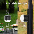 YINGWOND LED Camping Lantern Rechargeable 1000LM,4 Modes,Portable Tent Light Built-in 4000mAh Battery,Waterproof Emergency Light for Hurricane,Outdoors,Hiking,Outages