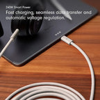 Beats 240W USB-C to USB-C Braided Cable, Fast Charging, Durable/Tangle Free, Compatible with Apple and Android Devices (3 m/10 ft) – Surge Stone