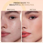 4pc (FAIR 1) KIT w/KABUKI BRUSH Mineral Makeup Matte Loose Powder Foundation Concealer Blush Long Lasting Bare Face Cosmetics