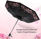 Sakura Umbrella-Windproof Anti Rain/Sun,Cherry Blossom Folding Umbrella